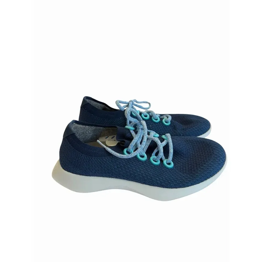 Allbirds Tree Dasher Blue Running Sneakers Womens size 10